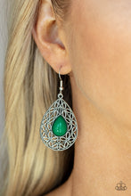 Load image into Gallery viewer, Fanciful Droplets - Green - Paparazzi Accessories