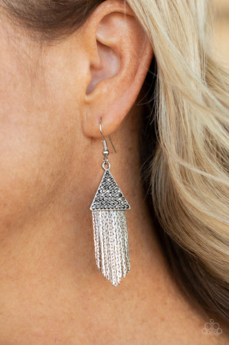 Pyramid SHEEN - Silver - Paparazzi Accessories