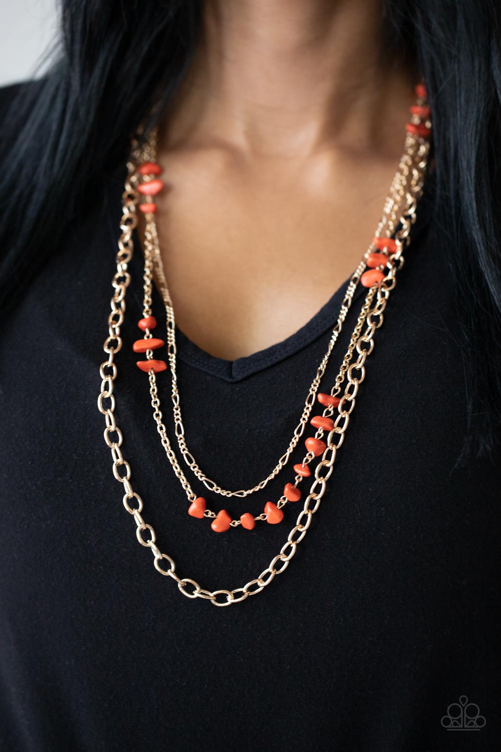 Artisanal Abundance - Orange - Paparazzi Accessories