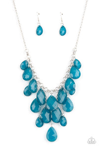 Front Row Flamboyance - Blue - Paparazzi Accessories