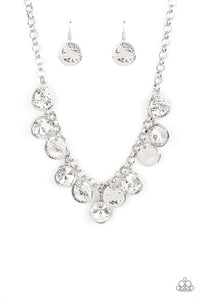 Spot On Sparkle - White- Paparazzi Exclusive