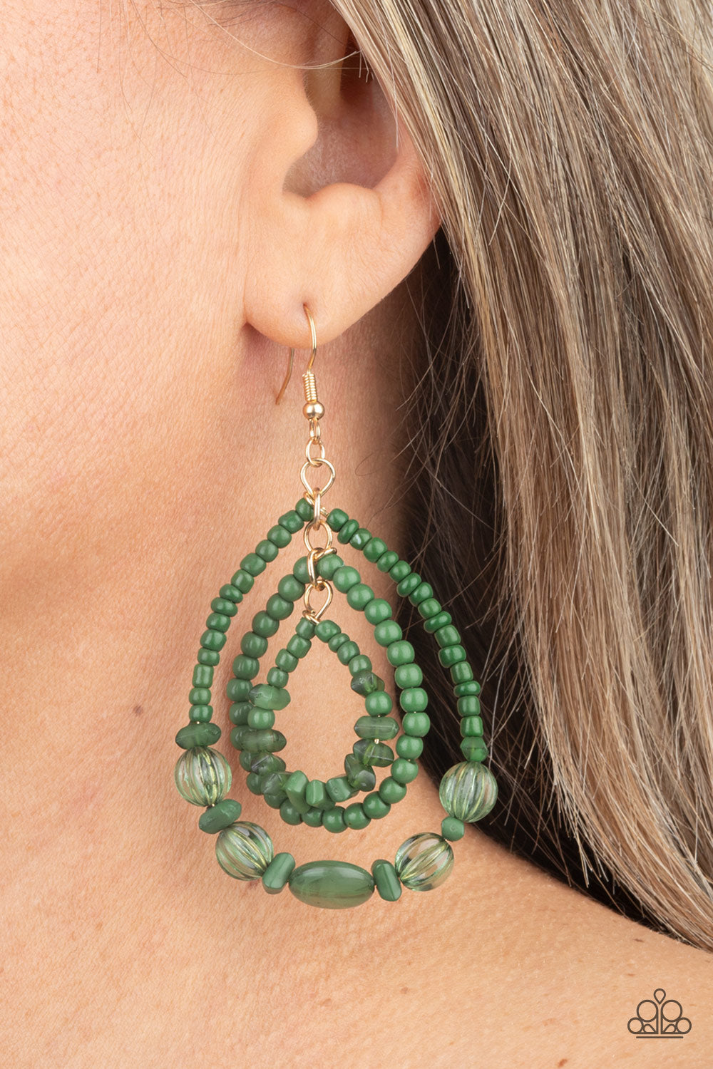 Prana Party - Green - Paparazzi Accessories