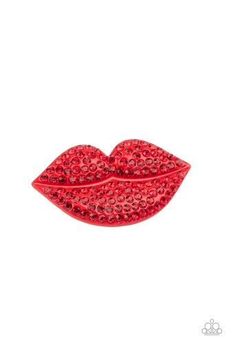 HAIR Kiss - Red - Paparazzi Accessories