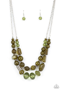 Pina Colada Paradise - Green - Paparazzi Accessories