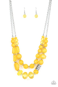 Pina Colada Paradise - Yellow - Paparazzi Accessories