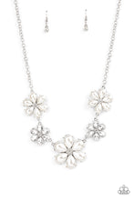 Load image into Gallery viewer, Fiercely Flowering - White - Paparazzi Accessories