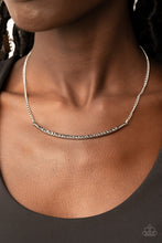 Load image into Gallery viewer, Collar Poppin Sparkle - Silver - Paparazzi Accessories