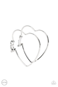 Harmonious Hearts - Silver - Paparazzi Accessories