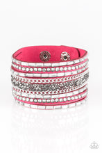 Load image into Gallery viewer, Rhinestone Rumble - Pink - Paparazzi Accessories