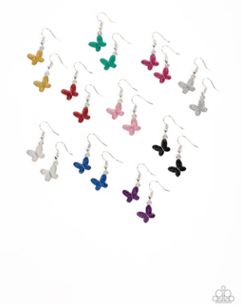 Starlet Shimmer - Butterfly Fisherman Hook - Paparazzi Accessories