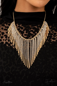 Amber - Zi Necklace 2021 - Paparazzi Accessories