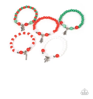 Starlet Shimmer - Christmas Bracelets - Paparazzi Accessories