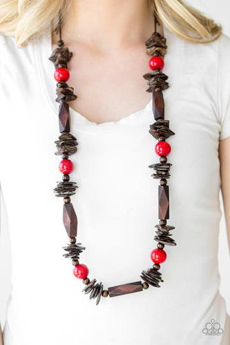 Cozumel Coast - Red - Paparazzi Accessories