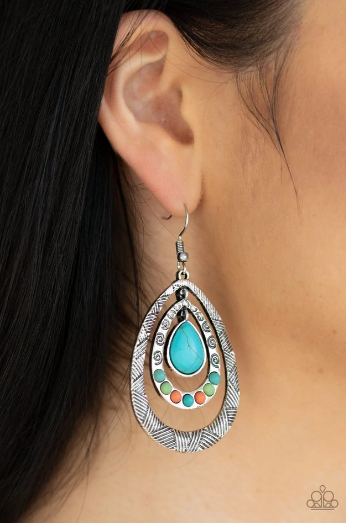 Terra Teardrops - Multi - Paparazzi Accessories